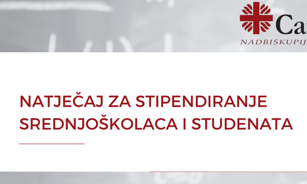 Raspisan Natječaj za stipendiranje srednjoškolaca i studenata