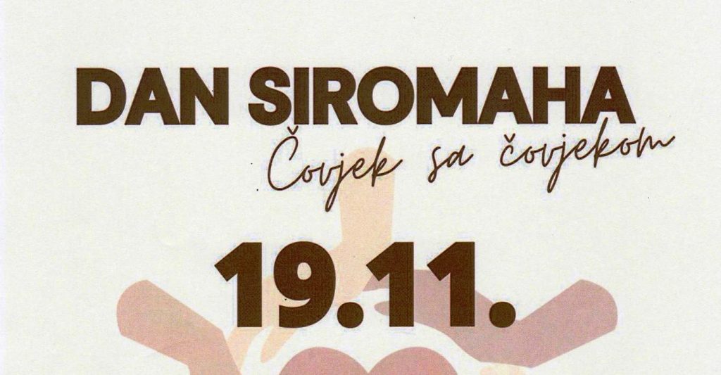 Najavljen program 7. Svjetskog dana siromaha