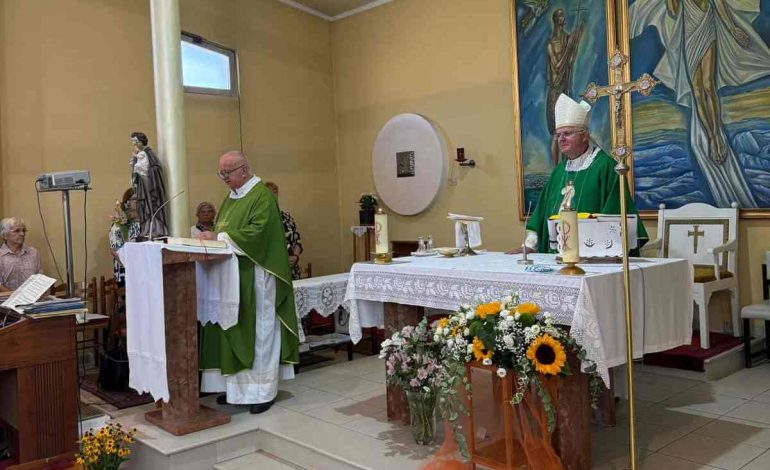  Nadbiskup Uzinić uveo fra Milana Šokčevića, TOR, u službu župnika Pehlina