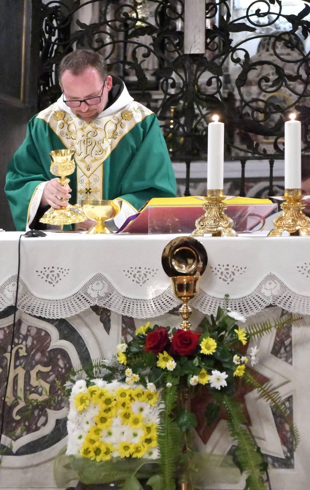 Foto: Fra Krunoslav Kocijan na misi proslave 25 godina svećeništva (Facebook: Svetište Majke Božje Trsatske)