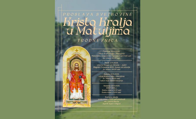 23.11.2025. – Matulji – Krist Kralj