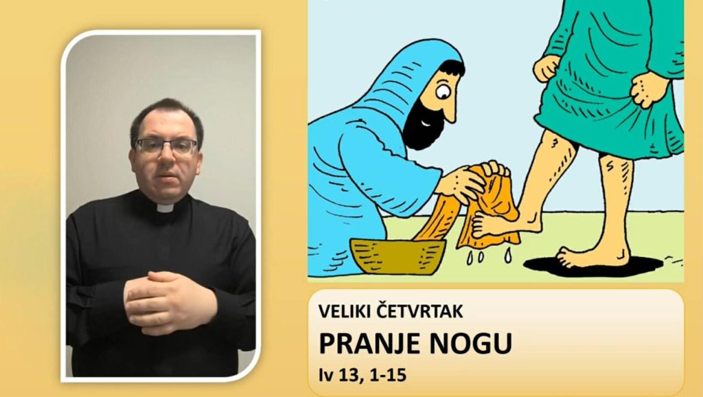 Evanđelje Velikog četvrtka prilagođeno djeci s teškoćama u razvoju i osobama s invaliditetom