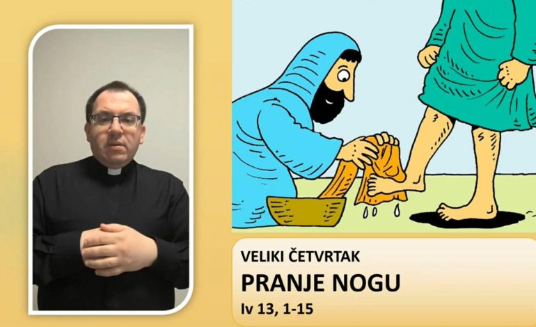 Evanđelje Velikog četvrtka prilagođeno djeci s teškoćama u razvoju i osobama s invaliditetom