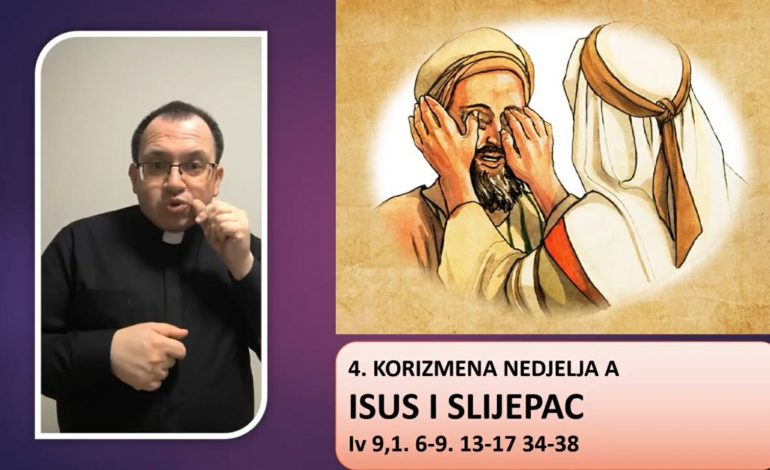 Evanđelje 4. korizmene nedjelje prilagođeno djeci s teškoćama u razvoju i osobama s invaliditetom