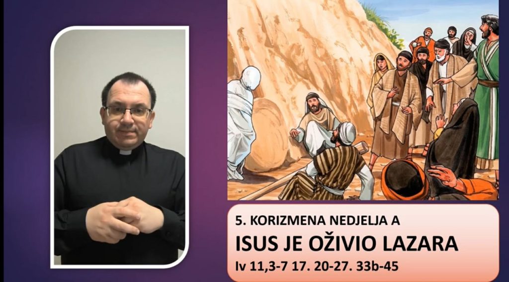 Evanđelje 5. korizmene nedjelje prilagođeno djeci s teškoćama u razvoju i osobama s invaliditetom