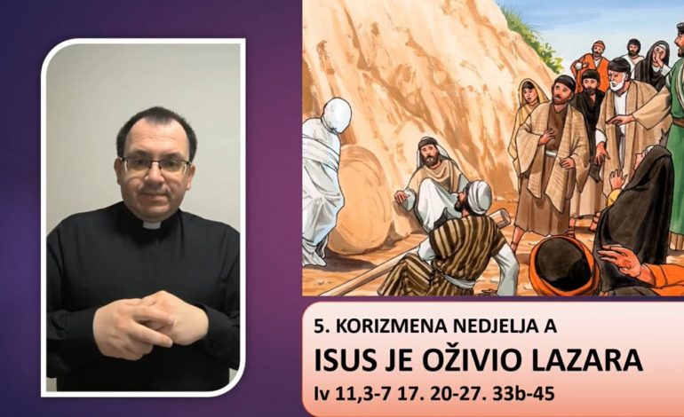 Evanđelje 5. korizmene nedjelje prilagođeno djeci s teškoćama u razvoju i osobama s invaliditetom