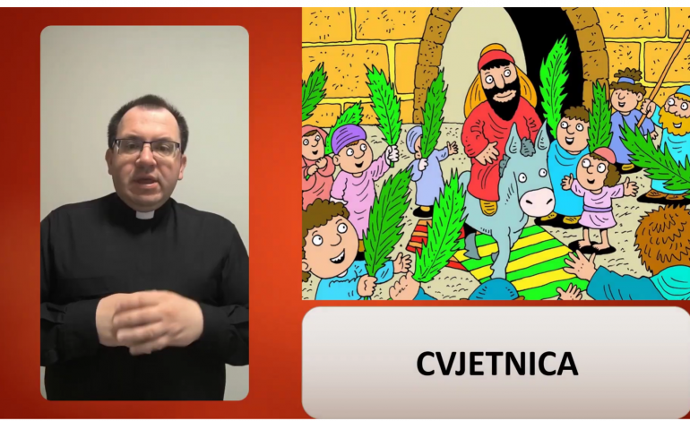  Evanđelje Cvjetnice prilagođeno djeci s teškoćama u razvoju i osobama s invaliditetom