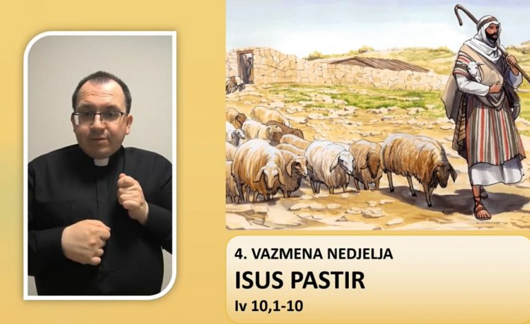 Evanđelje 4. vazmene nedjelje prilagođeno djeci s teškoćama u razvoju i osobama s invaliditetom.