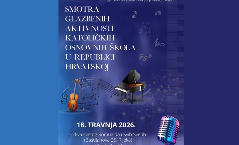 18.04.2026. – Smotra glazbenih aktivnosti katoličkih osnovnih škola u Hrvatskoj
