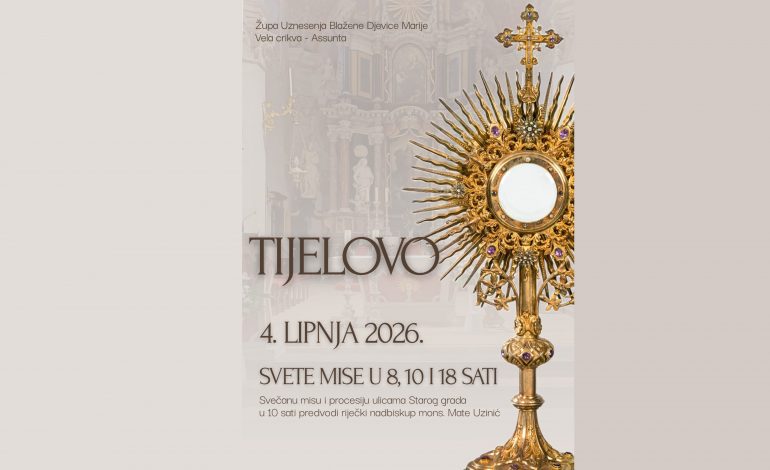 04.06.2026. – Tijelovo