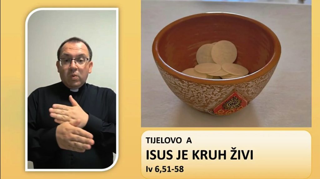Evanđelje svetkovine Tijelova prilagođeno djeci s teškoćama u razvoju i osobama s invaliditetom