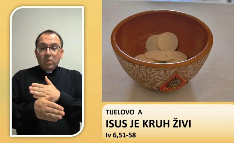 Evanđelje svetkovine Tijelova prilagođeno djeci s teškoćama u razvoju i osobama s invaliditetom