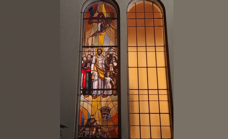 Vitraj sv. Josipa u crkvi na Kantridi