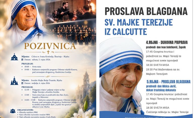 05.09.2026. – Sveta Majka Terezija iz Kalkute