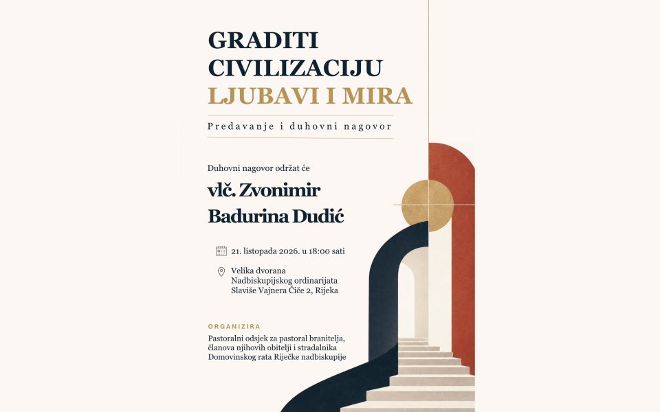 21.10.2026. – Predavanje i duhovni nagovor za branitelje